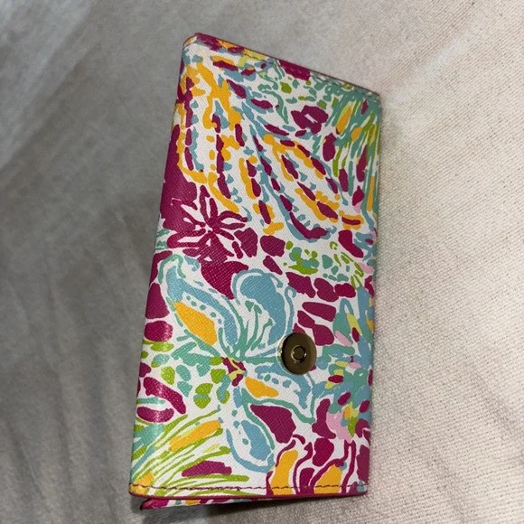 Lilly Pulitzer It's Always Sunny Somewhere Sunglass Case collapsible NWOT Preppy - Picture 4 of 11